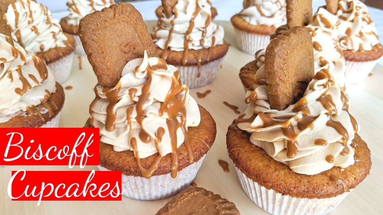 Biscoff Cupcakes with Biscoff Buttercream