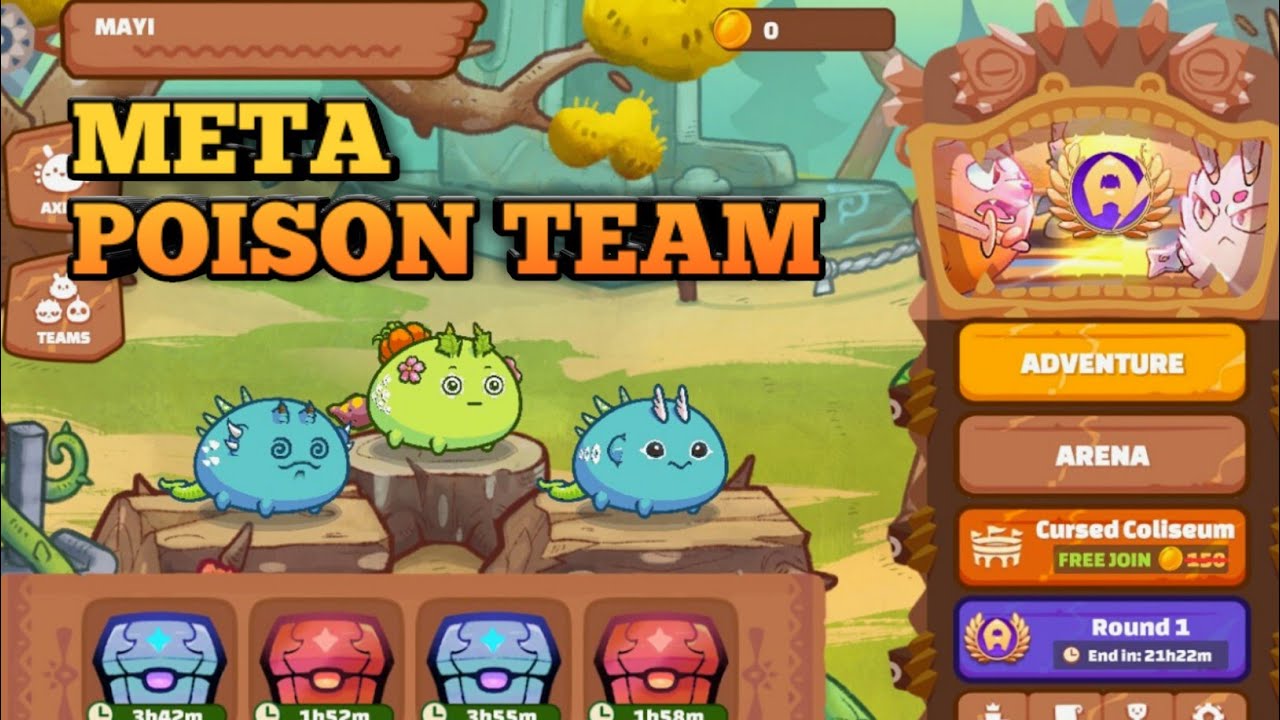 Axie V2 ft. META POISON TEAM | Axie Infinity Classic