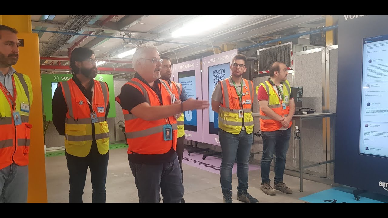 Sicurezza e salute nei luoghi di lavoro firmate Amazon