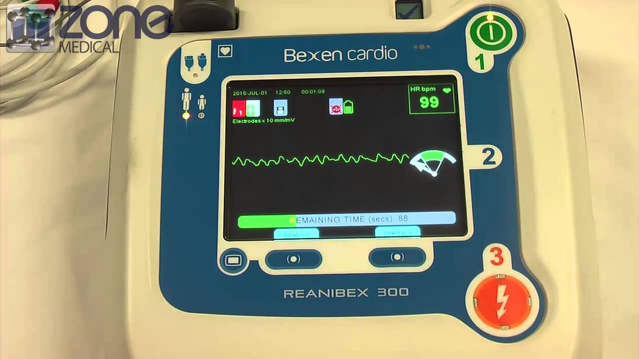 Bexen300 AED defibrillator - In action