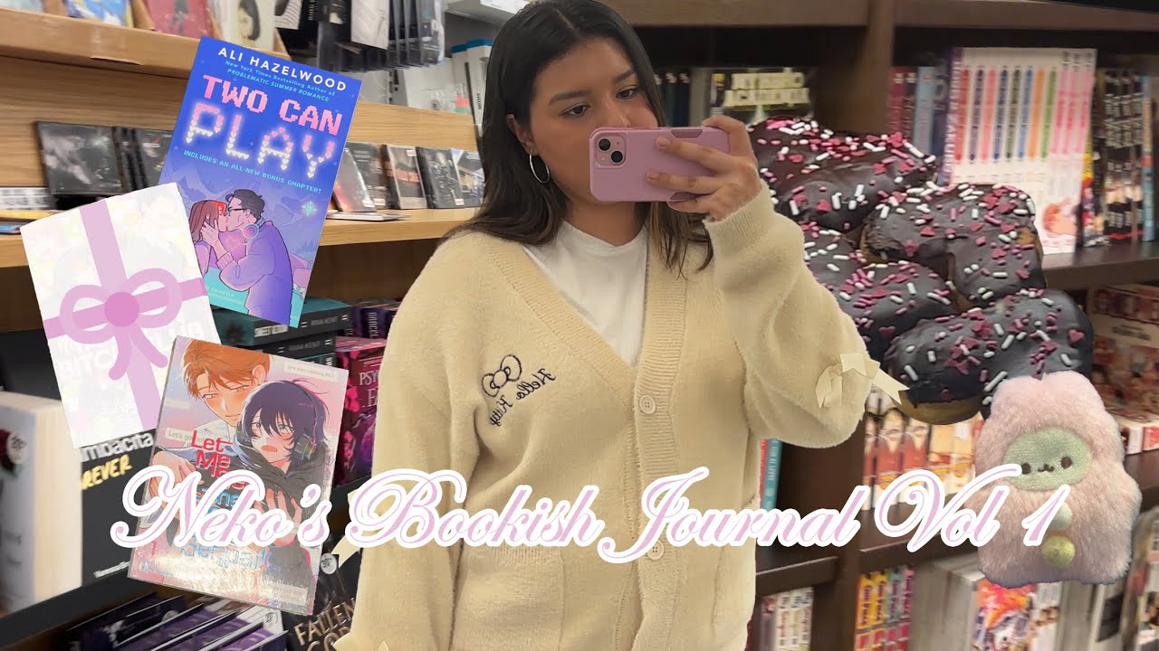⋆˚ʚɞ shopping for books and essentials ʚɞ˚⋆ | neko's bookish journal vol 1
