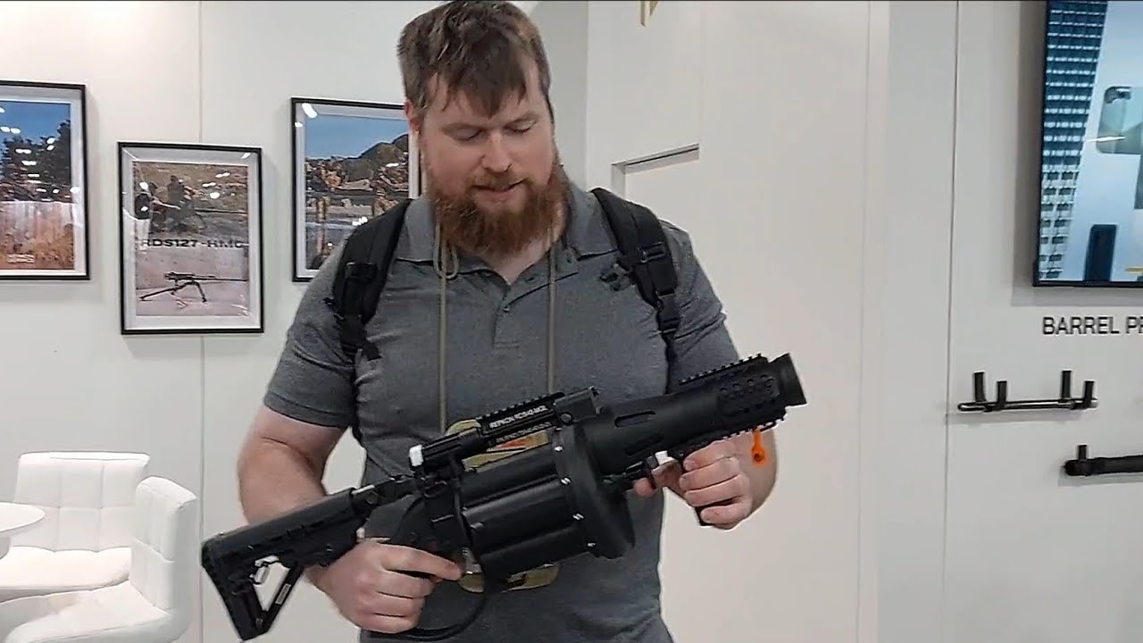 I got a 40mm Grenade Launcher for testing purposes! @shotshow