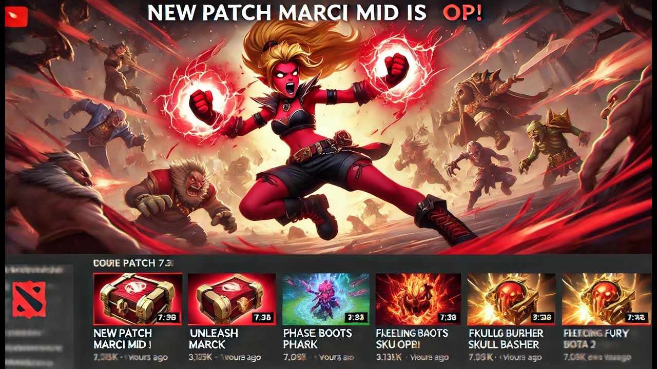 NEW PATCH MARCI MID IS A MONSTER! 💥 (Dota 2 Patch 7.38)