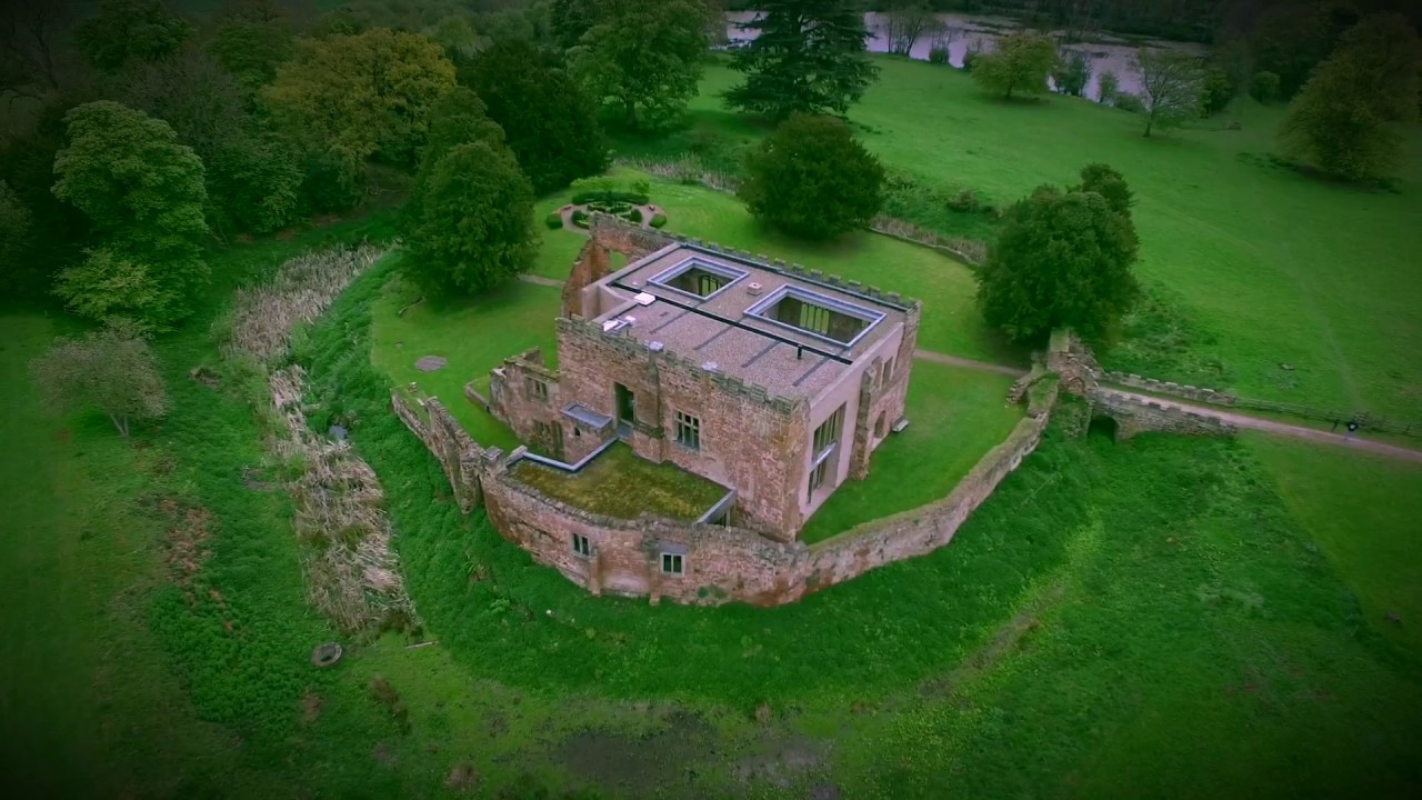 Astley Castle & St Mary Church, Astley, Nuneaton, Warwickshire UK Drone Video