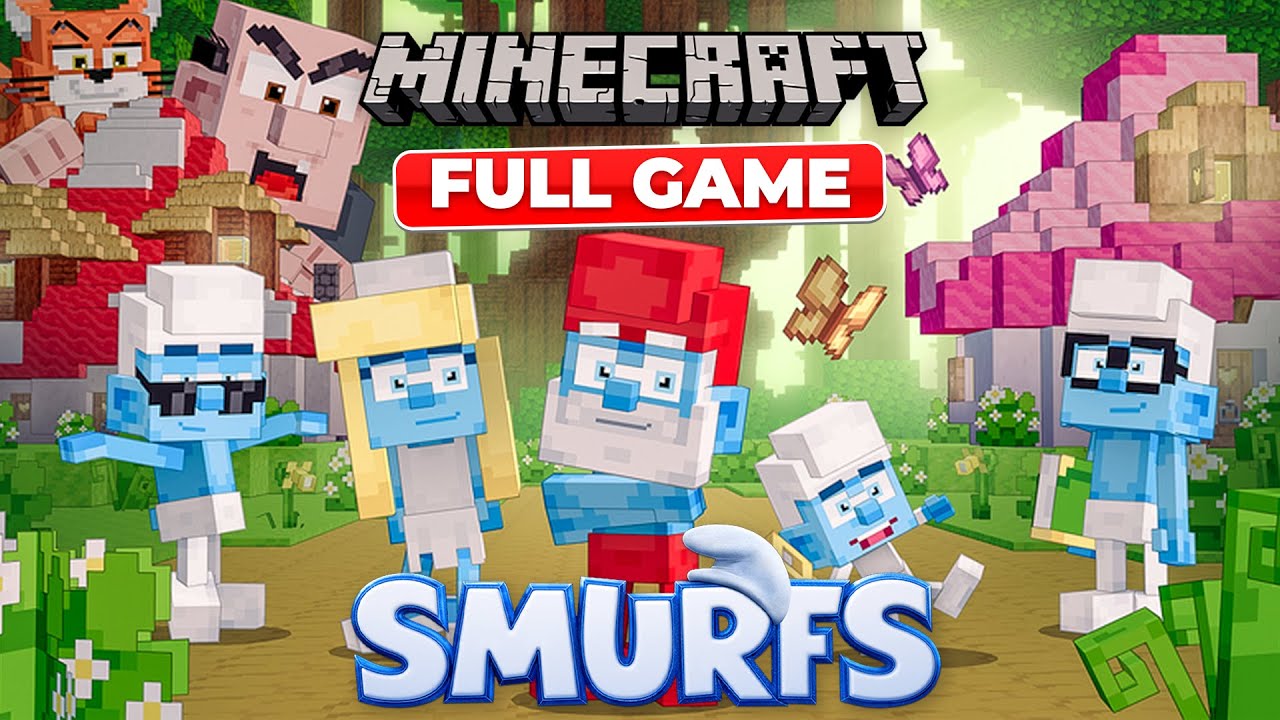 Minecraft x Smurfs DLC - Full Game Walkthrough