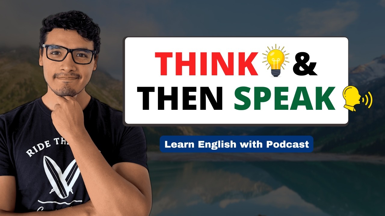 Train Your Brain to Think in English (Stop Translating!) 🧠 | Slow Podcast