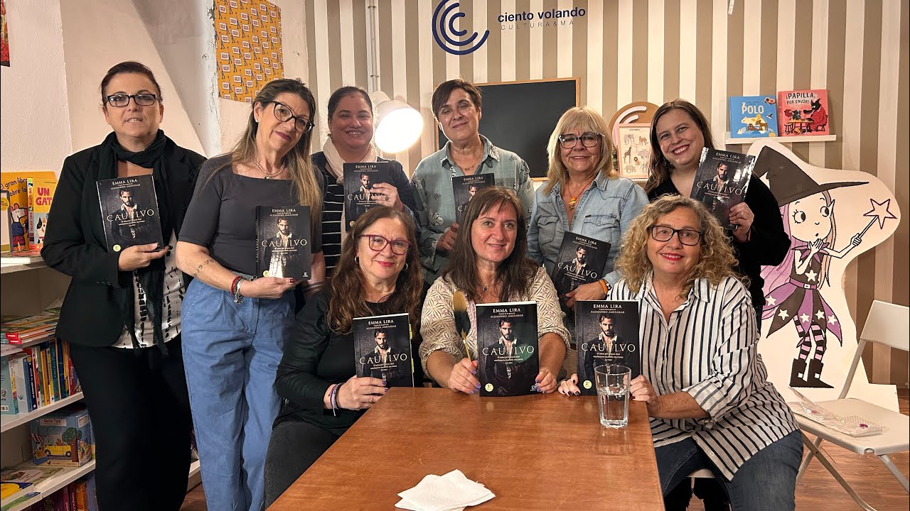 Emma Lira ‘El cautivo’ con el Club de Lectura Locura de Libros. Espasa Editorial.