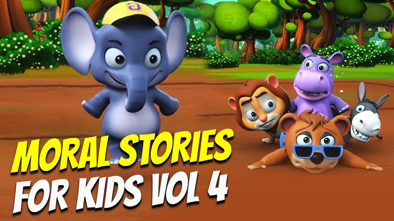 Moral Stories for Kids Vol 4 | Season 2 | Cartoons for Kids with Moral | Woka English