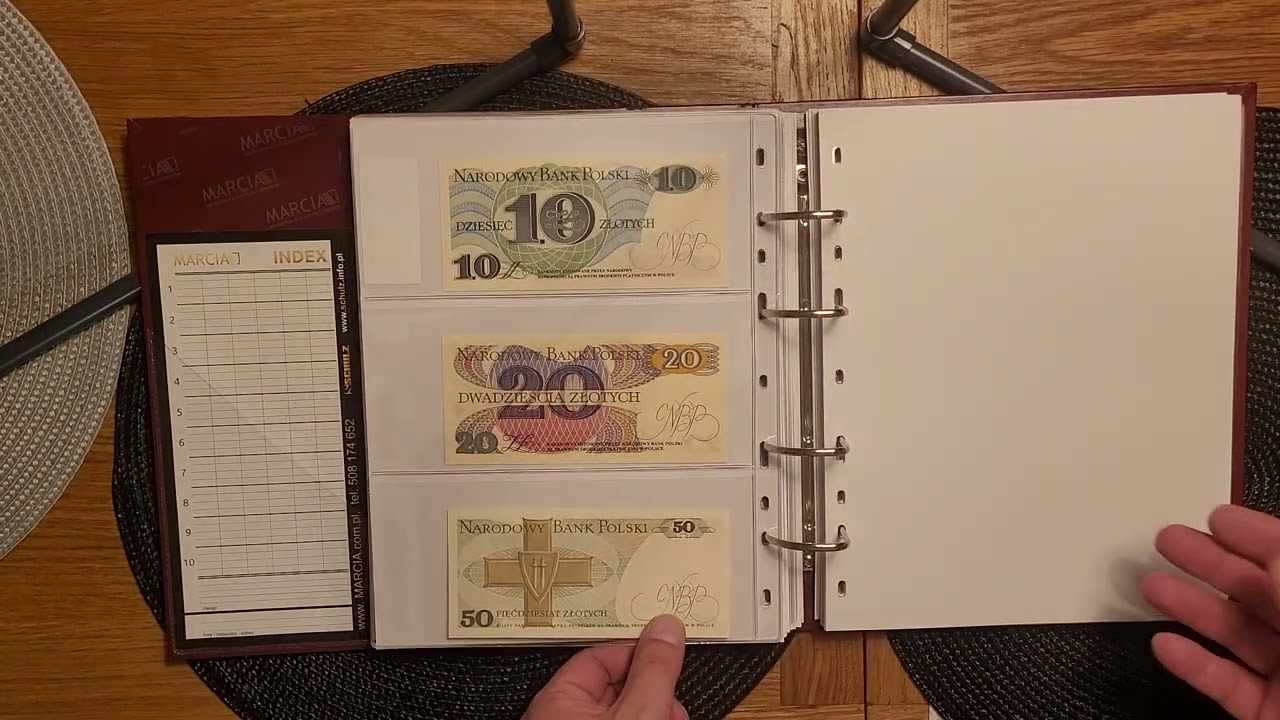 Moja kolekcja banknotow. Polska cz. 1