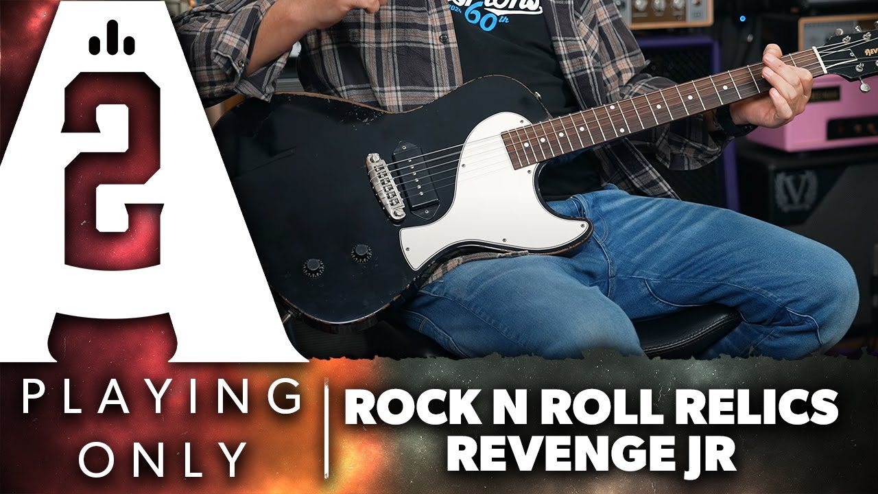 Rock N Roll Relics Revenge JR Medium Aged in Black -  Full Band Playing Demo!