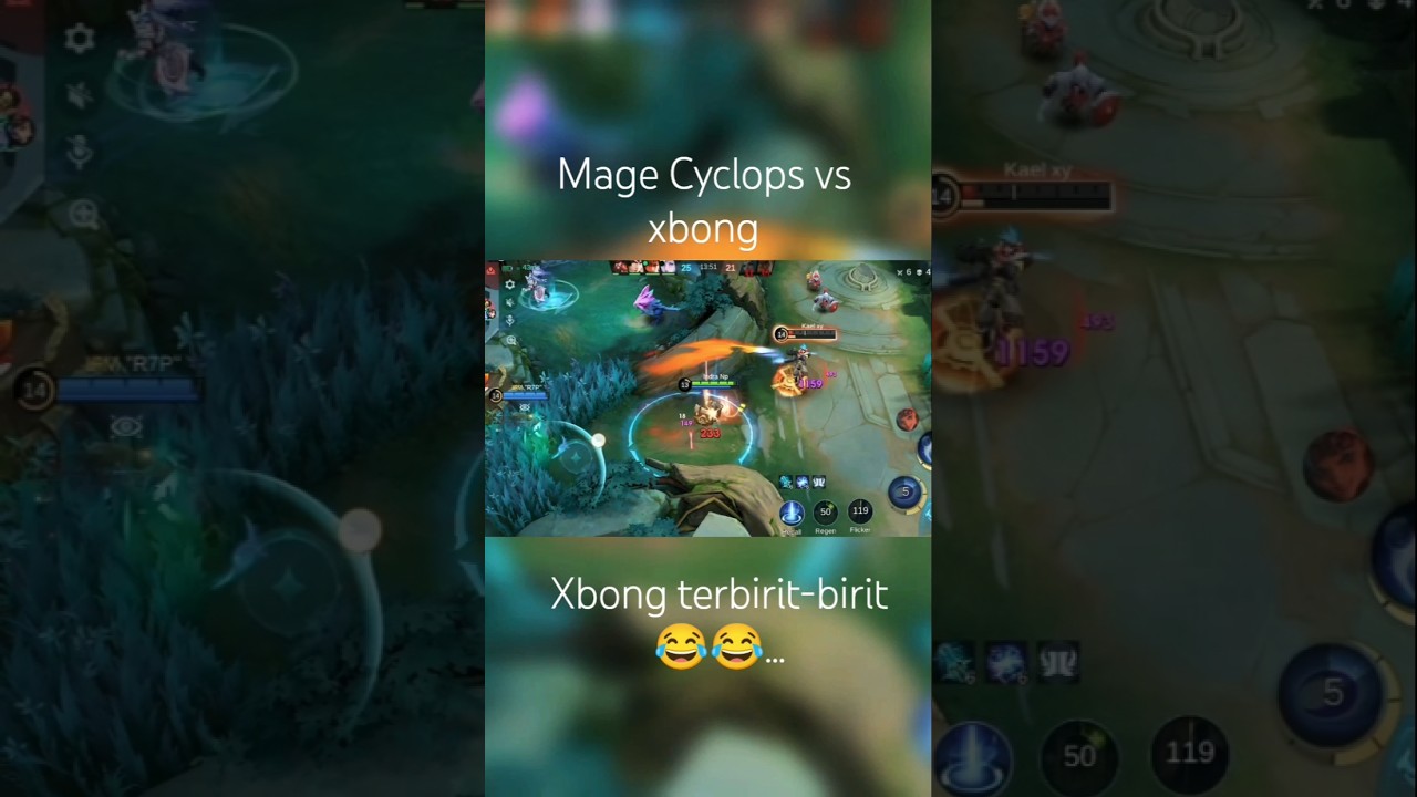 Gameplay mage Cyclops vs xbong. #mobilelegends #francoteam #mlbb