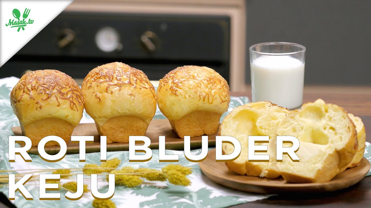 Roti Bluder Keju LEMBUT, GURIH, & ENAK!