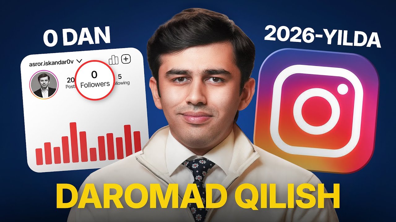 2026-yilda 0 dan Instagram orqali daromad qilish yo'llari!