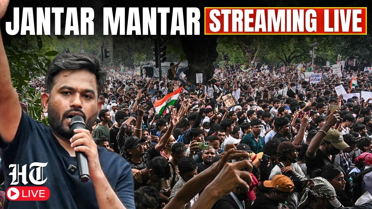 Jantar Mantar Protest LIVE | Delhi Police Vs Student Protesters | Cockroach Janta Party Protest LIVE