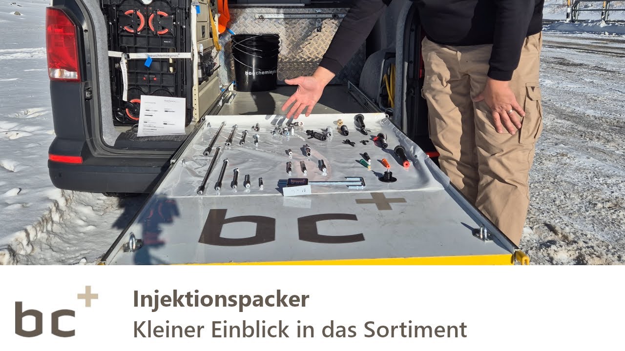 bc+ unterwägs - Injektionspacker bauchemie-plus.ch