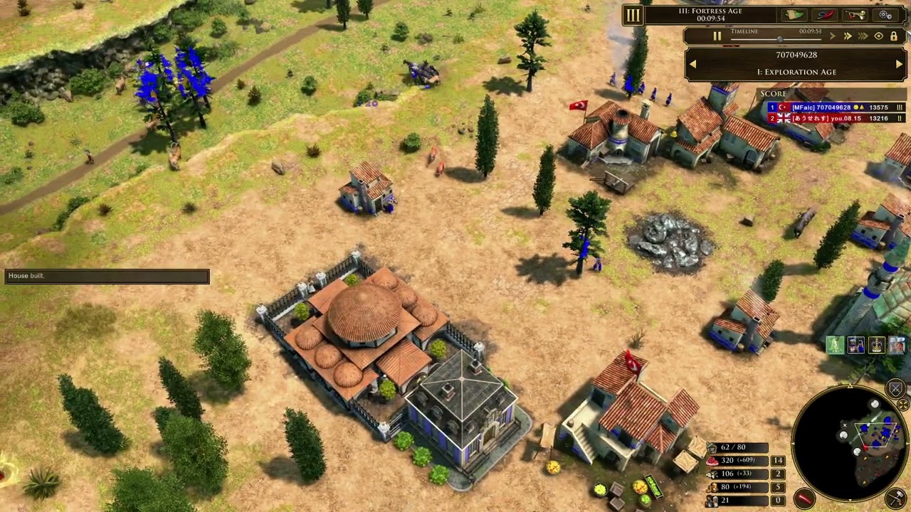 Ottomans vs British | High Rank Supremacy Battle on Anatolia | AOE III DE