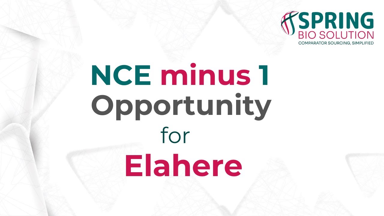 NCE minus 1 Opportunity - Elahere | Spring Bio Solution