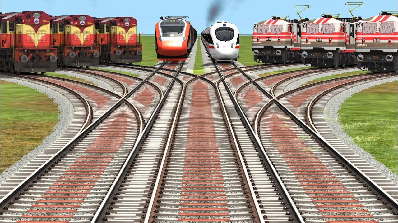 🚂 खतरनाक मोड़ पर भारतीय ट्रेन | ट्रेन सिम्युलेटर गेम😨 रेलवे ट्रैक हिला तो सब खत्म! | ट्रेन गेमप्ले