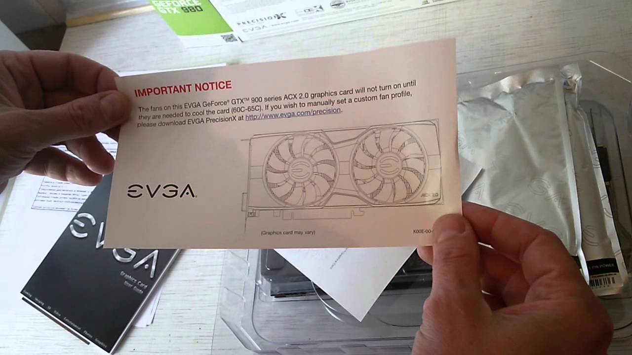 EVGA GeForce GTX 980 Superclocked ACX 2.0 Unboxing по русски)))
