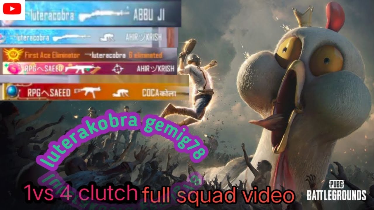 👉1 v 4 clutch 23 kill👆 LIVIK GAMEPLAY full squad video 