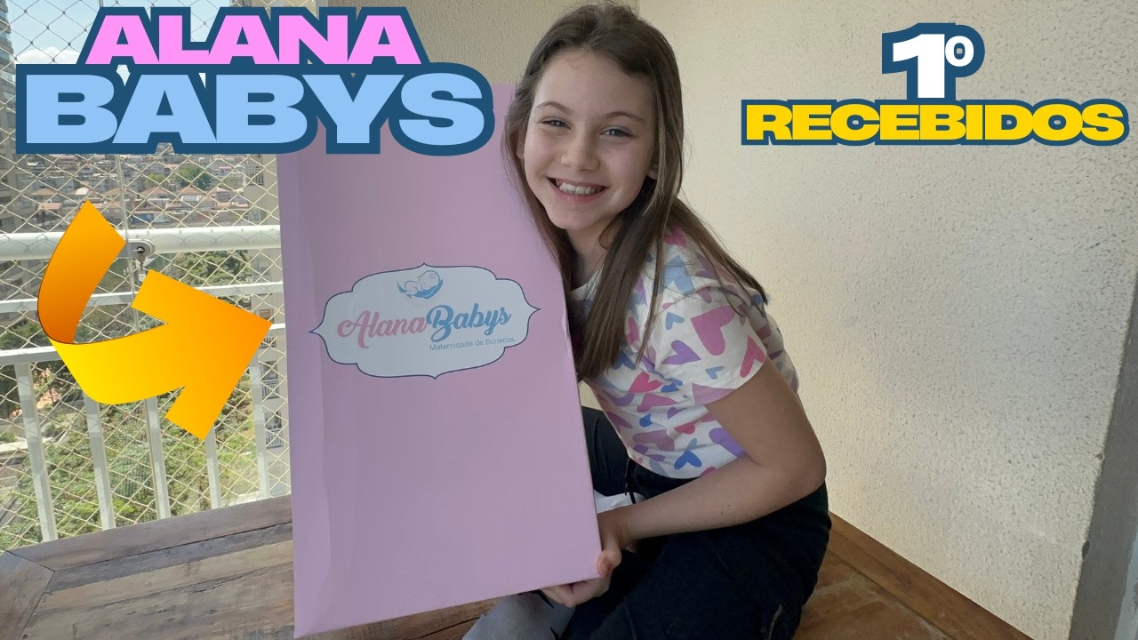 PRIMEIRO RECEBIDO de BEBÊ REBORN DO CANAL E FOI DA ALANA BABYS - @Alana-Babys