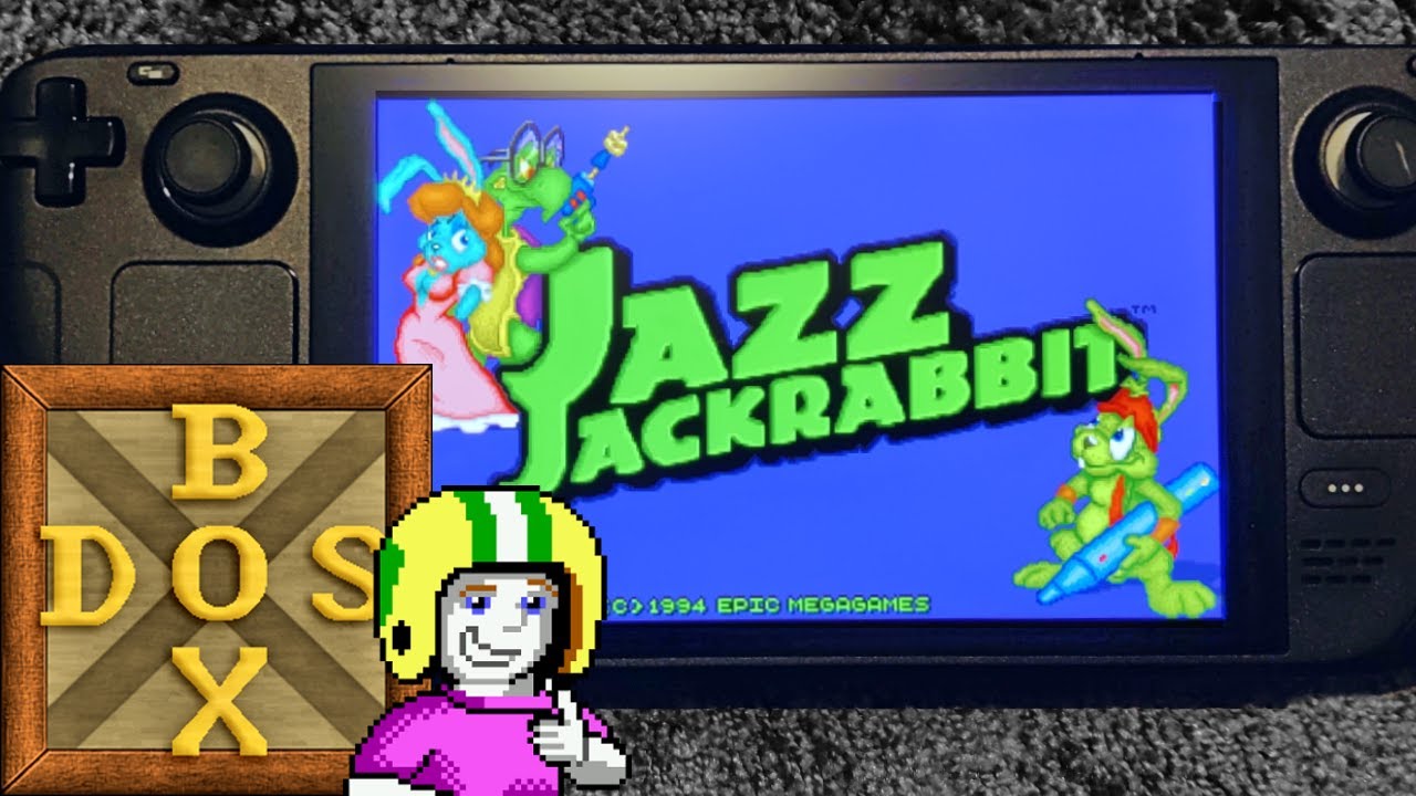 DOS Games on Steam Deck: Jazz Jackrabbit, Need For Speed 1, Commander Keen, OMF 2097, Duke Nukem 2