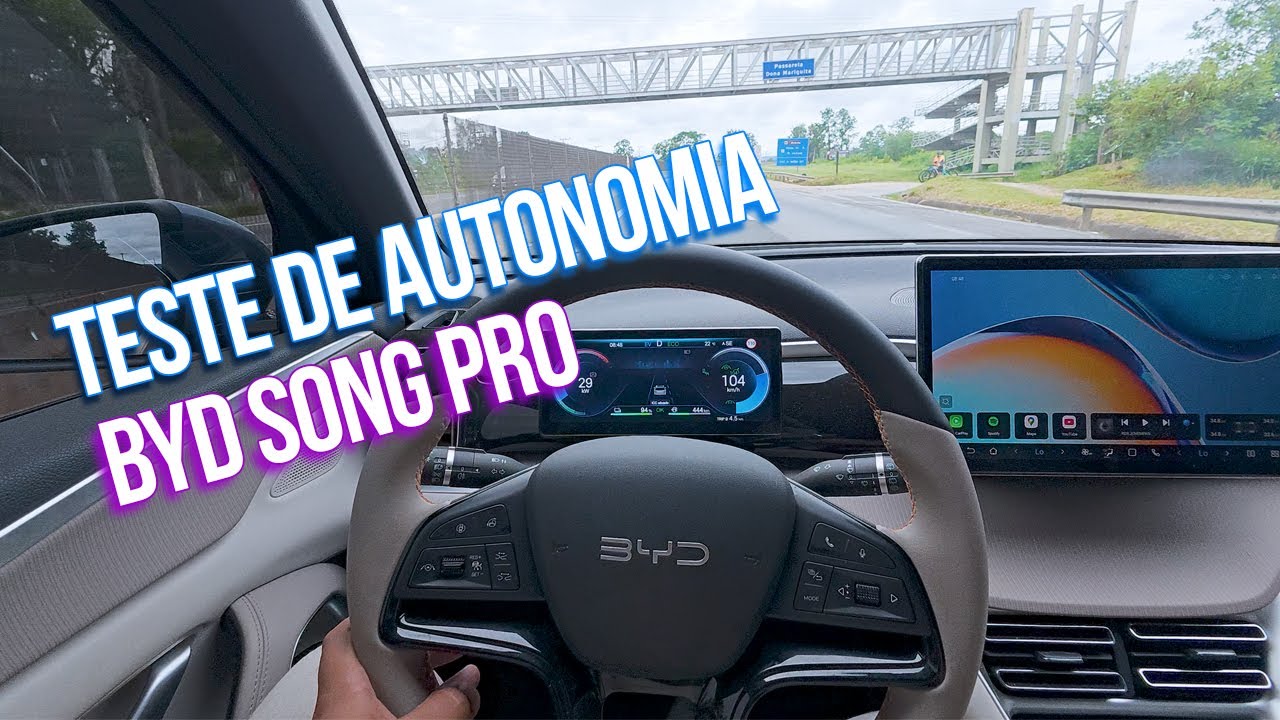 Testando a AUTONOMIA do BYD SONG PRO