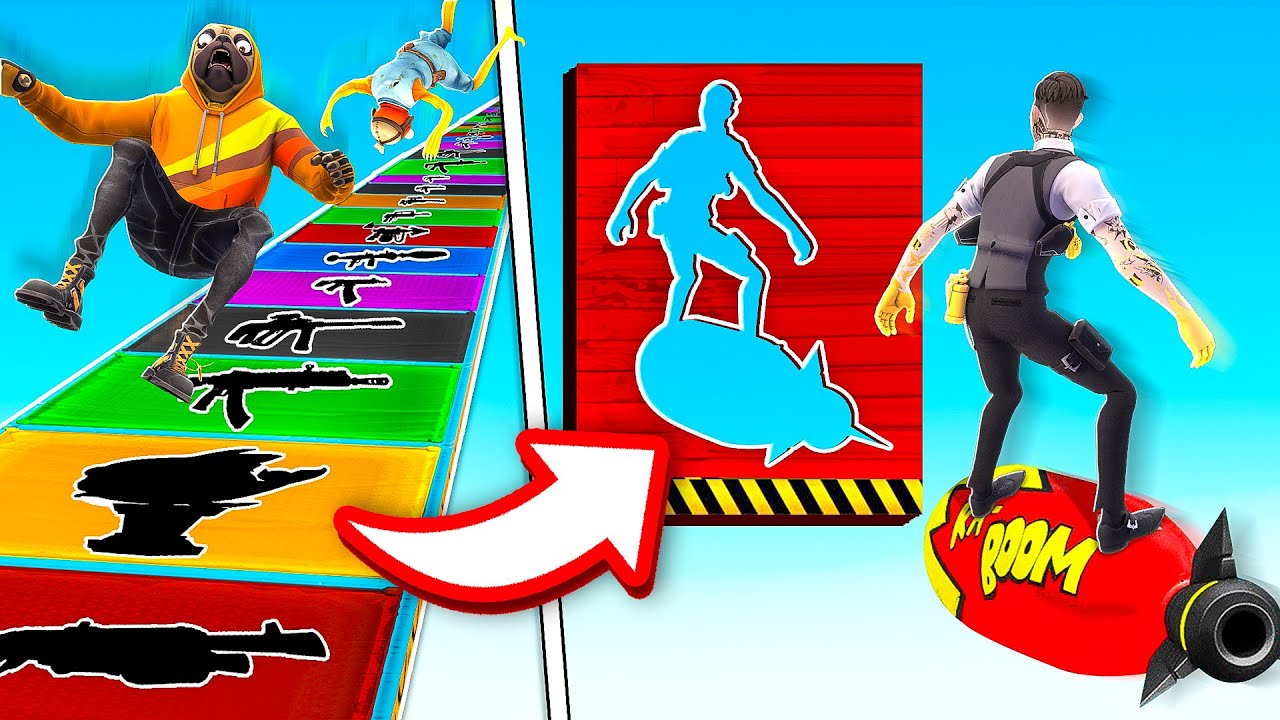 SFIDO I MIEI AMICI AL PARKOUR ESTREMO DI FORTNITE!