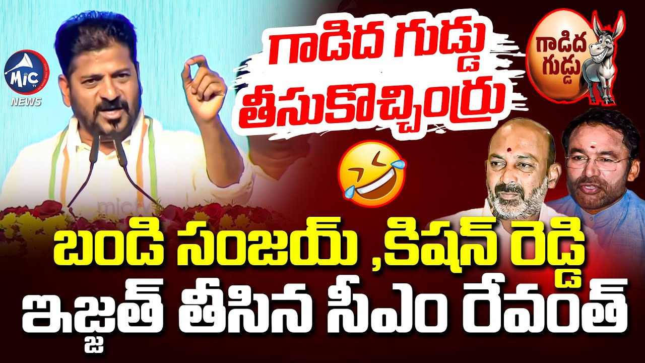 గాడిద గుడ్డు తీసుకొచ్చిర్రు | CM Revanth Reddy Funny Satires On Cm Revanth & Kishan Reddy | Mic tv