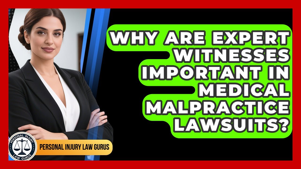 Why Are Expert Witnesses Important in Medical Malpractice Lawsuits? | Personal Injury Law Gurus News