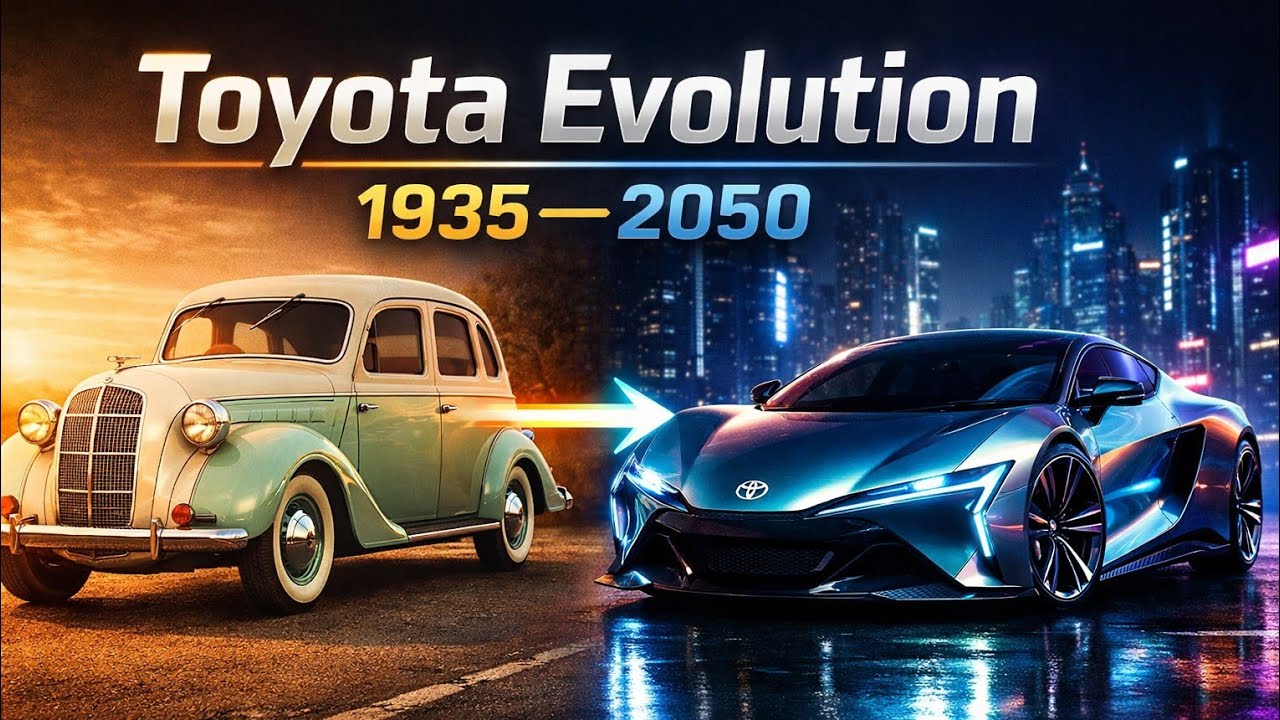 Toyota Evolution 1935–2050 | From Classic Legends to Future Cars