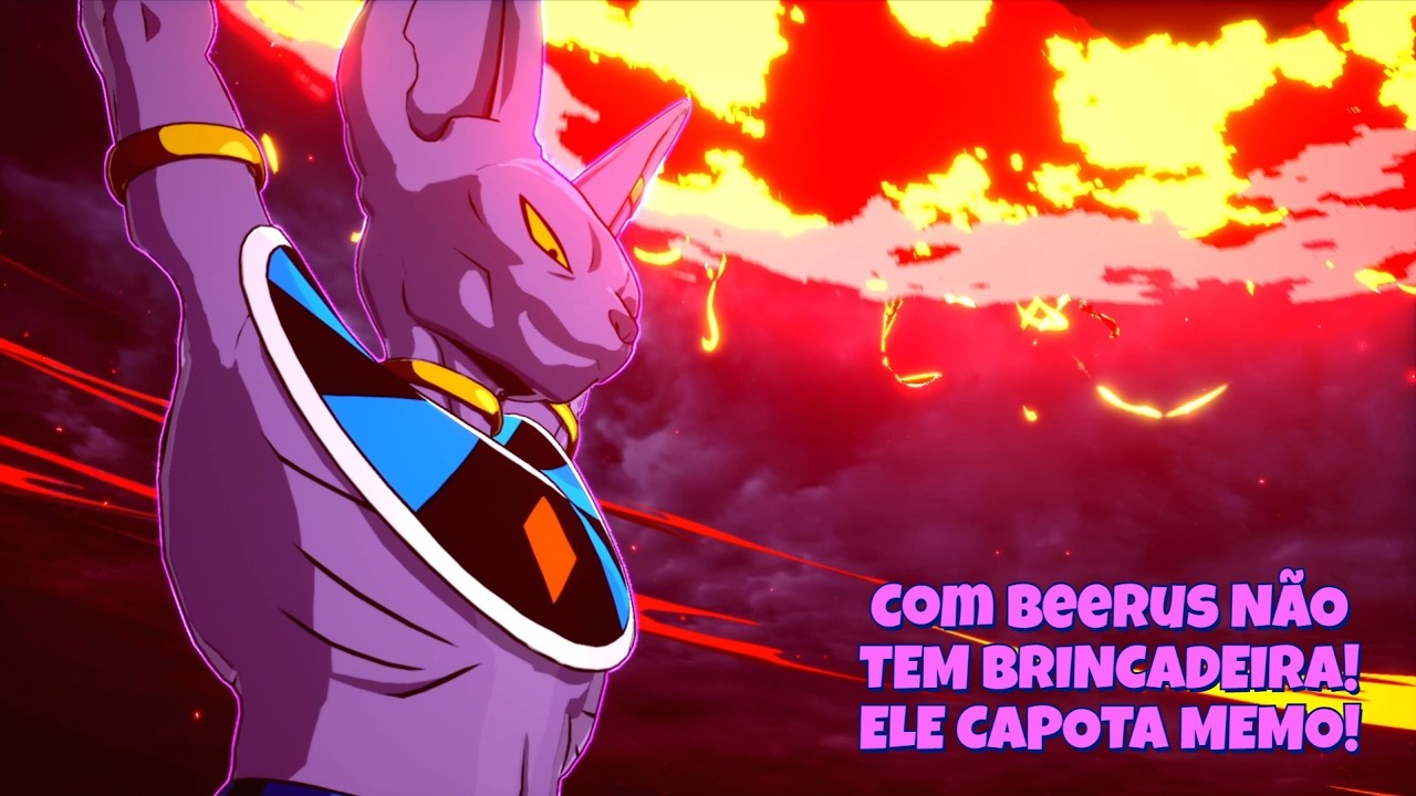 DRAGON BALL SPARKING ZERO! Beerus! O Deus da destruição!
