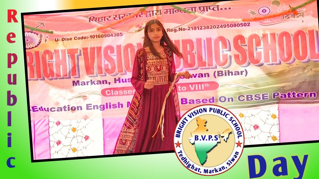 Dance By Bright Vision Public School Girl's Student | Republic Day 2026