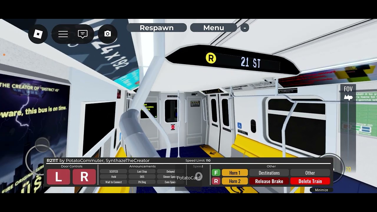PTA R train R211T part 1 reason I stop is my phone out of storage 