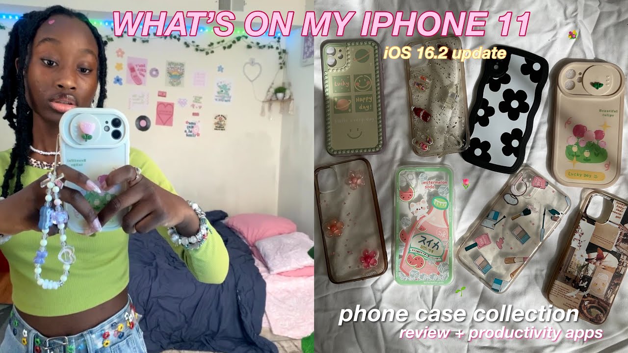 IN DEPTH WHAT’S ON MY PURPLE IPHONE 11 | review, new ios update, aesthetic customization...