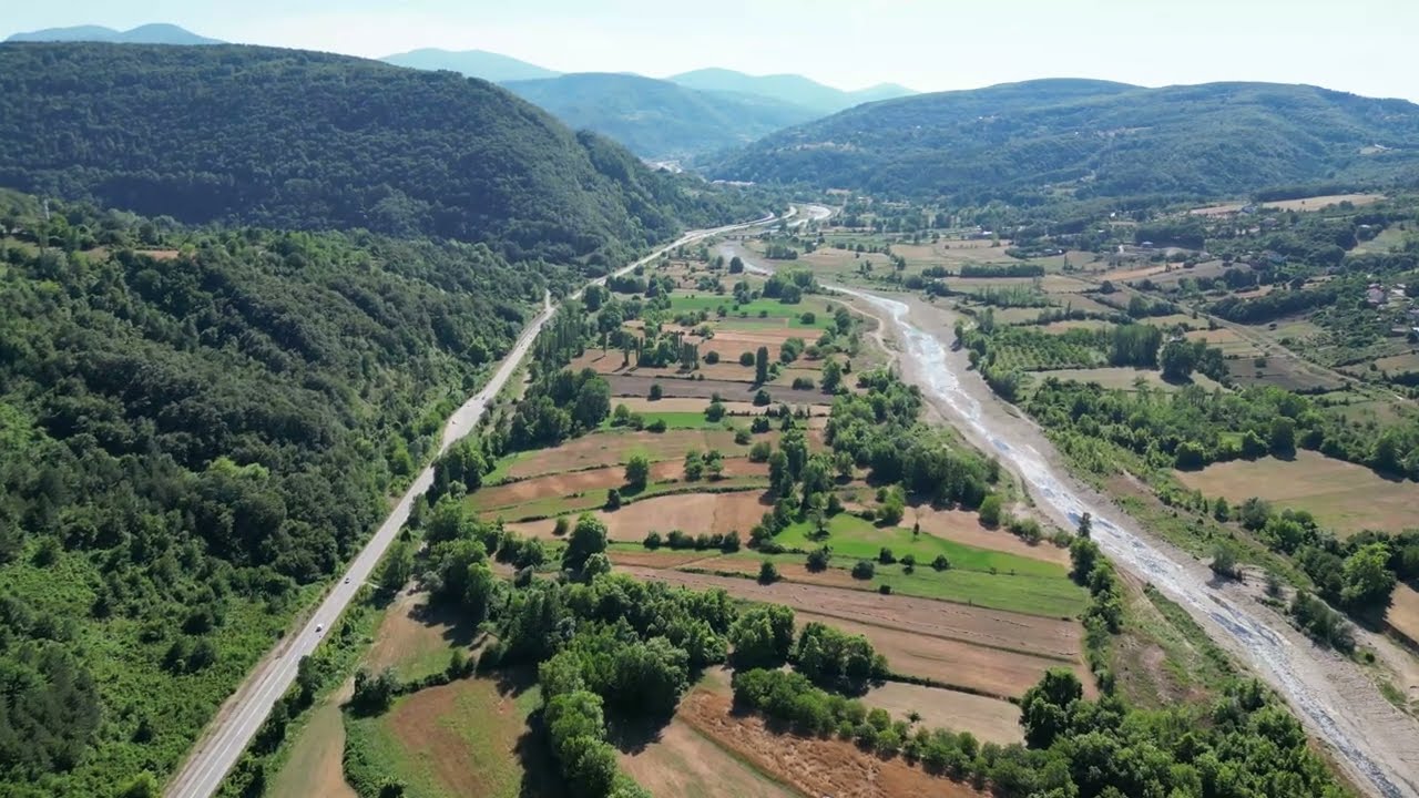 Sinop Erfelek Yolu Hasandere K&ouml;y&uuml;,Karasu &Ccedil;ayı Drone &Ccedil;ekimi #keşfet #erfelek #drone #sinop#karadeniz