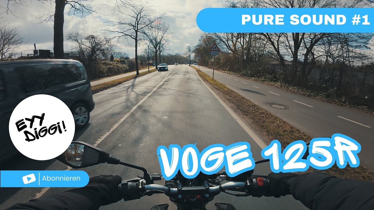 Voge 125R Pure Sound – 125ccm Auspuffklang | High Quality Exhaust Sound