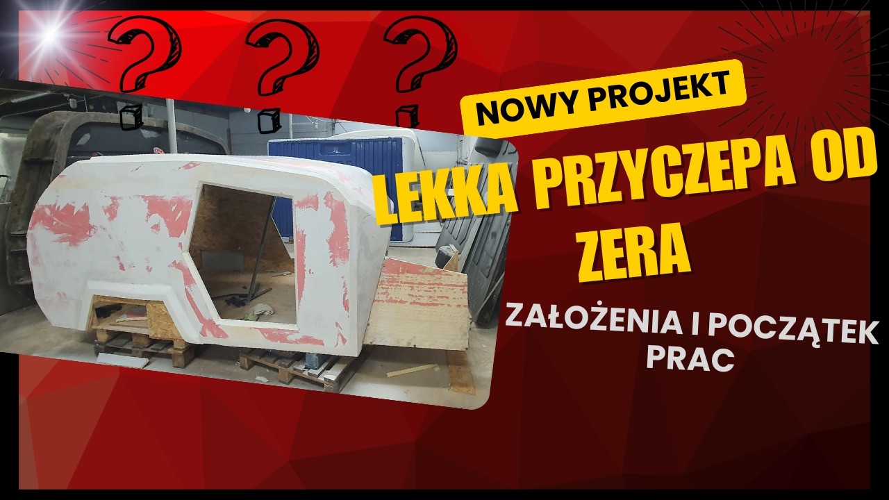 Budujemy nową lekką przyczepę kempingową #caravanrenovation #remontprzyczepy #diy