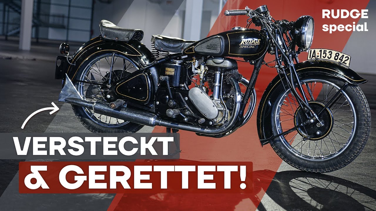 Rudge Special – britische Vorkriegsmaschine mit deutschen Papieren überlebt WW2