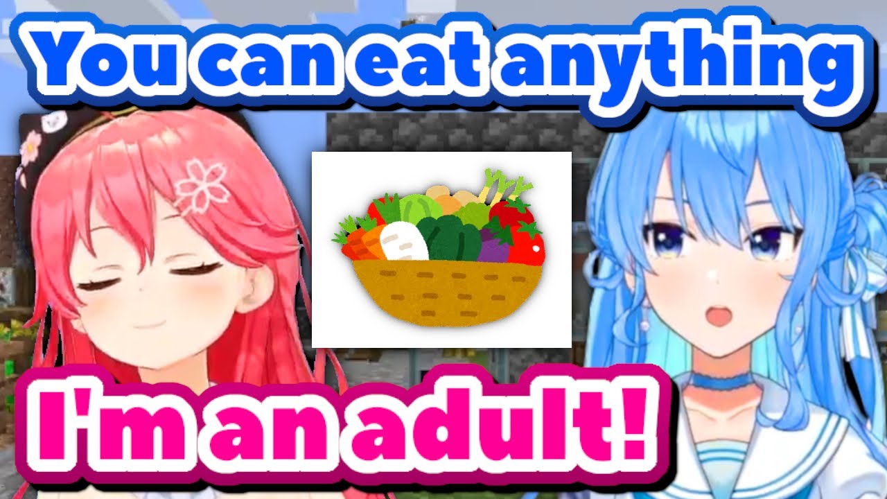 Suisei Tells Miko that She's Finally Starting to Eat Veggies【ENG Sub / hololive】