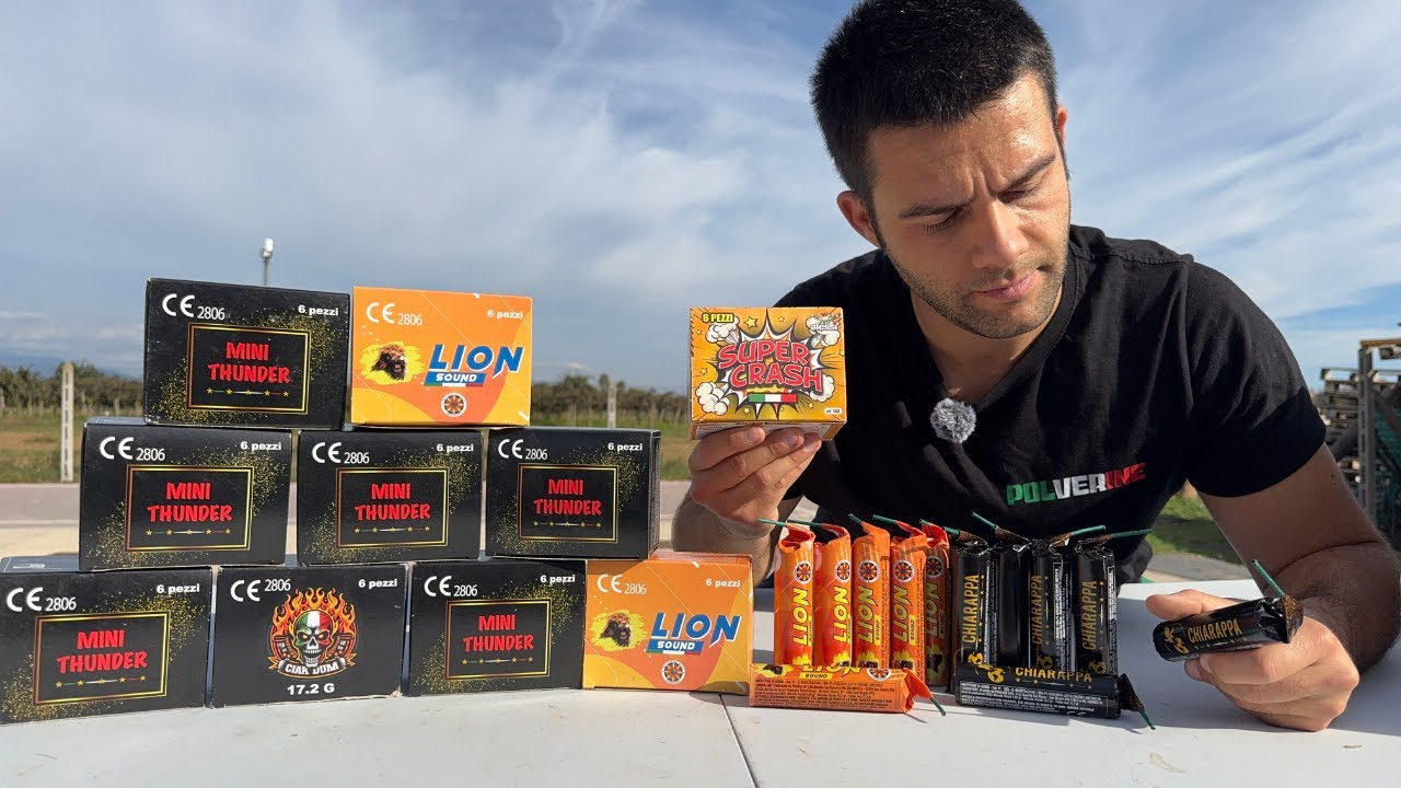 Il nuovo petardo SUPER CRASH e tutti i MINI THUNDER