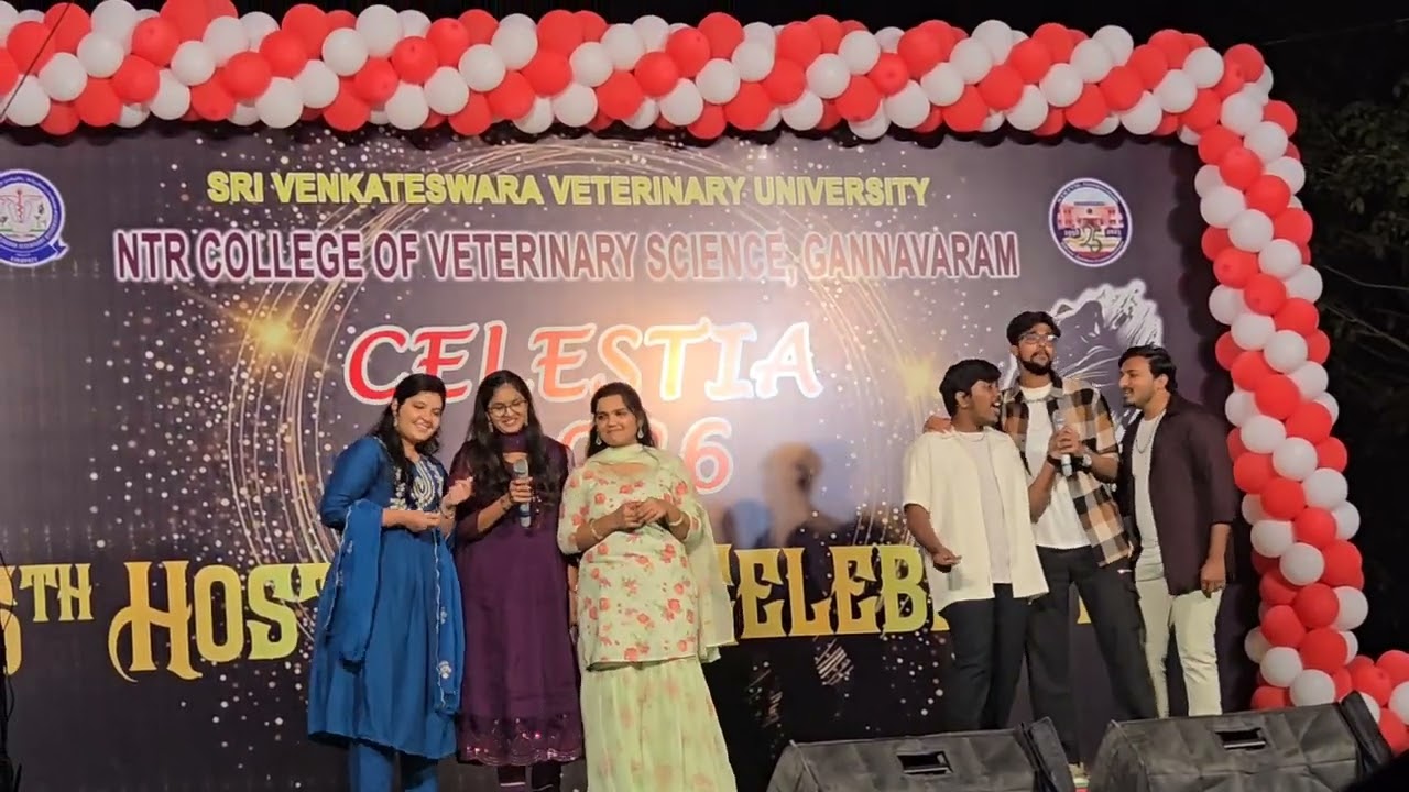 Final Years Singing Performance at 6th Hostel Day Celebration @NTRCVSc , Gannavaram 