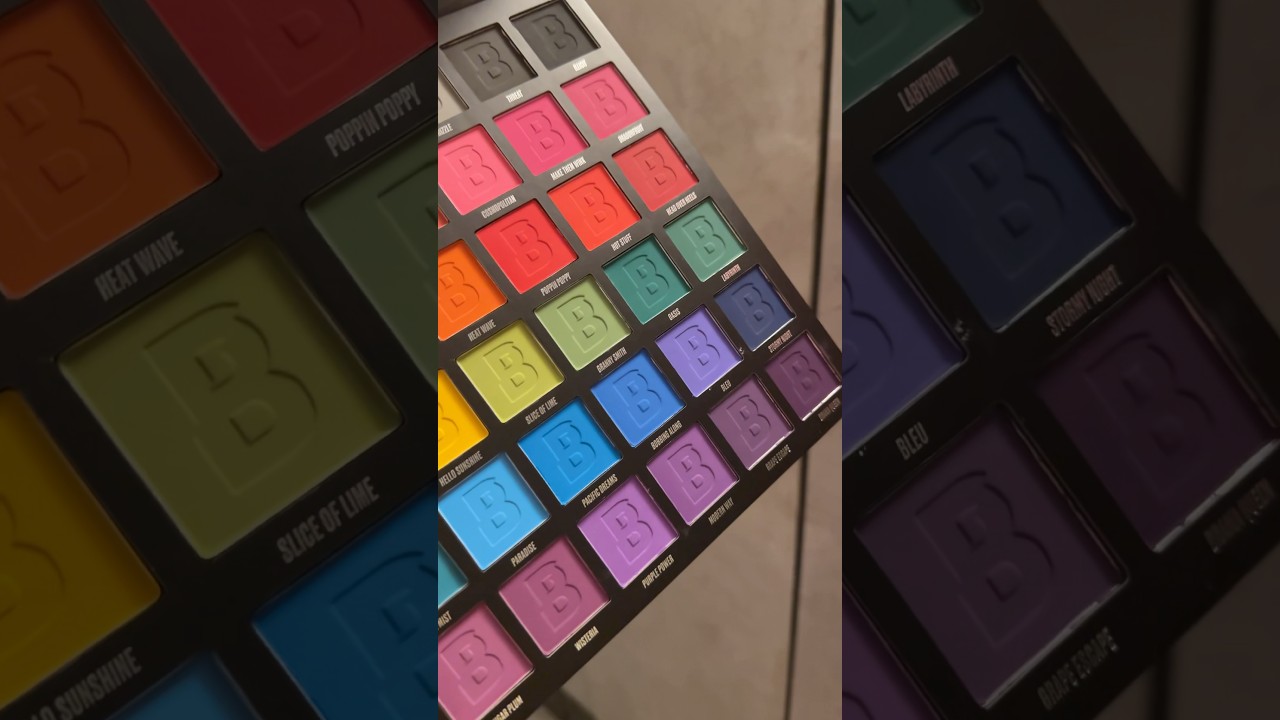 Beauty bay bright matte palette is a dream matte palette for colors! 😍 