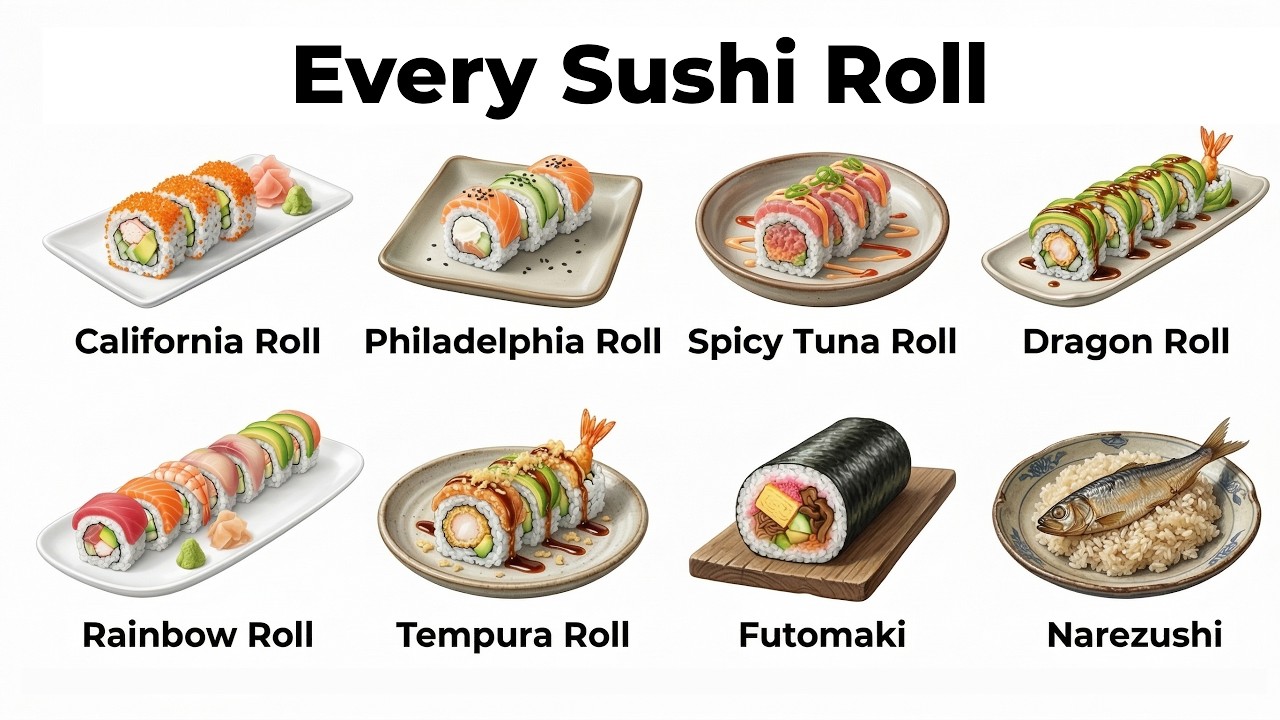 Every Sushi Explained in 8 Minutes