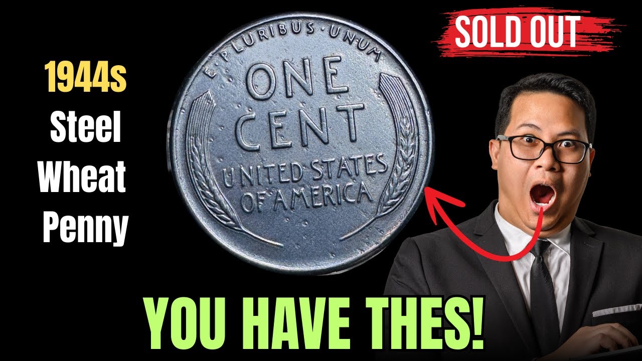 1944s Steel Wheat Pennies Worth Money! Rare & Valuable Lincoln Cents to Look For!!