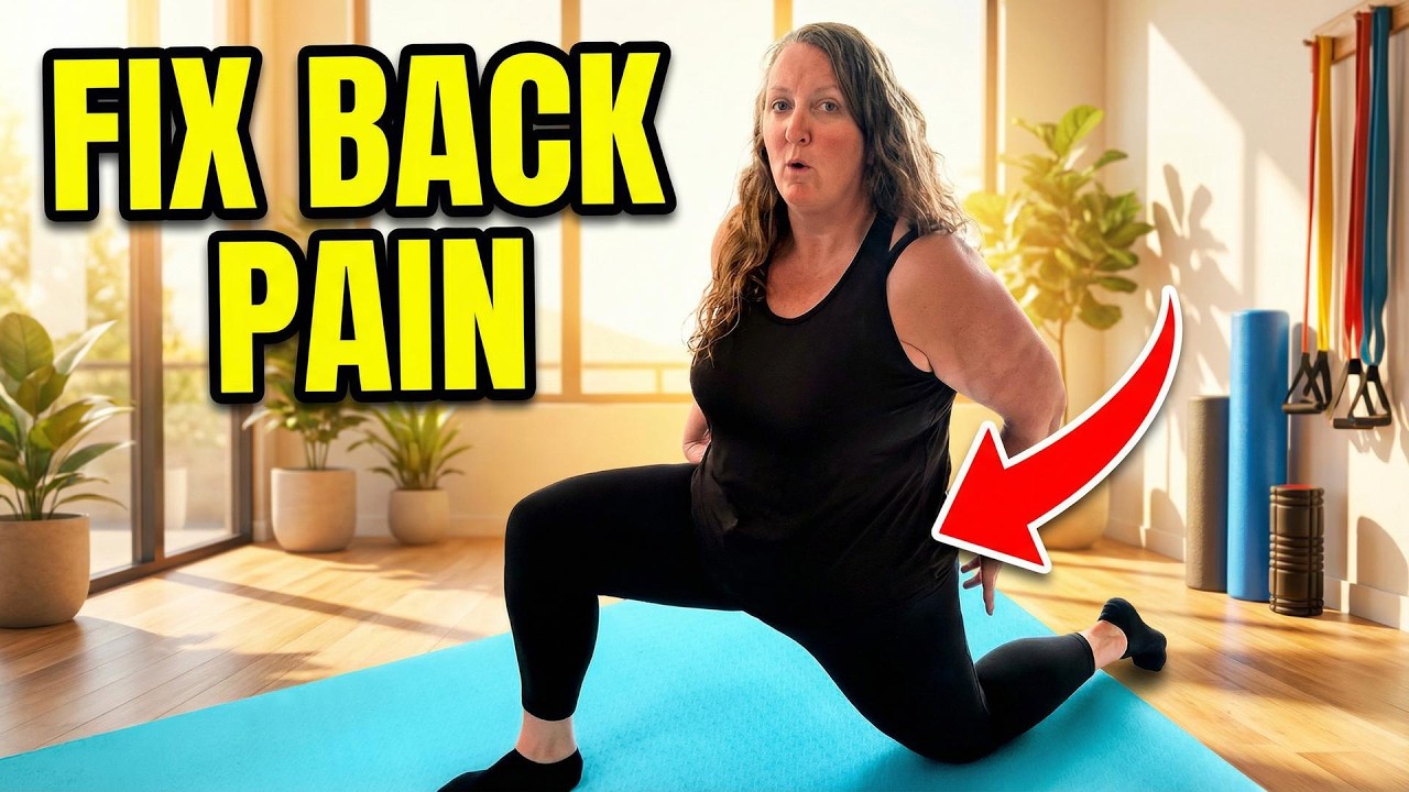 Unlock Your Hips, Fix Your Back (7 Min Routine)