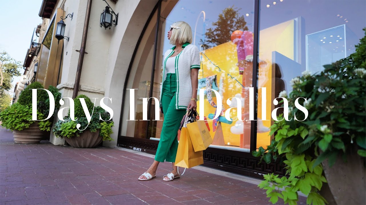 Dallas Vlog | Shopping At Fendi, Zara, And Skims + Trying A Barre Class & Cook With Me