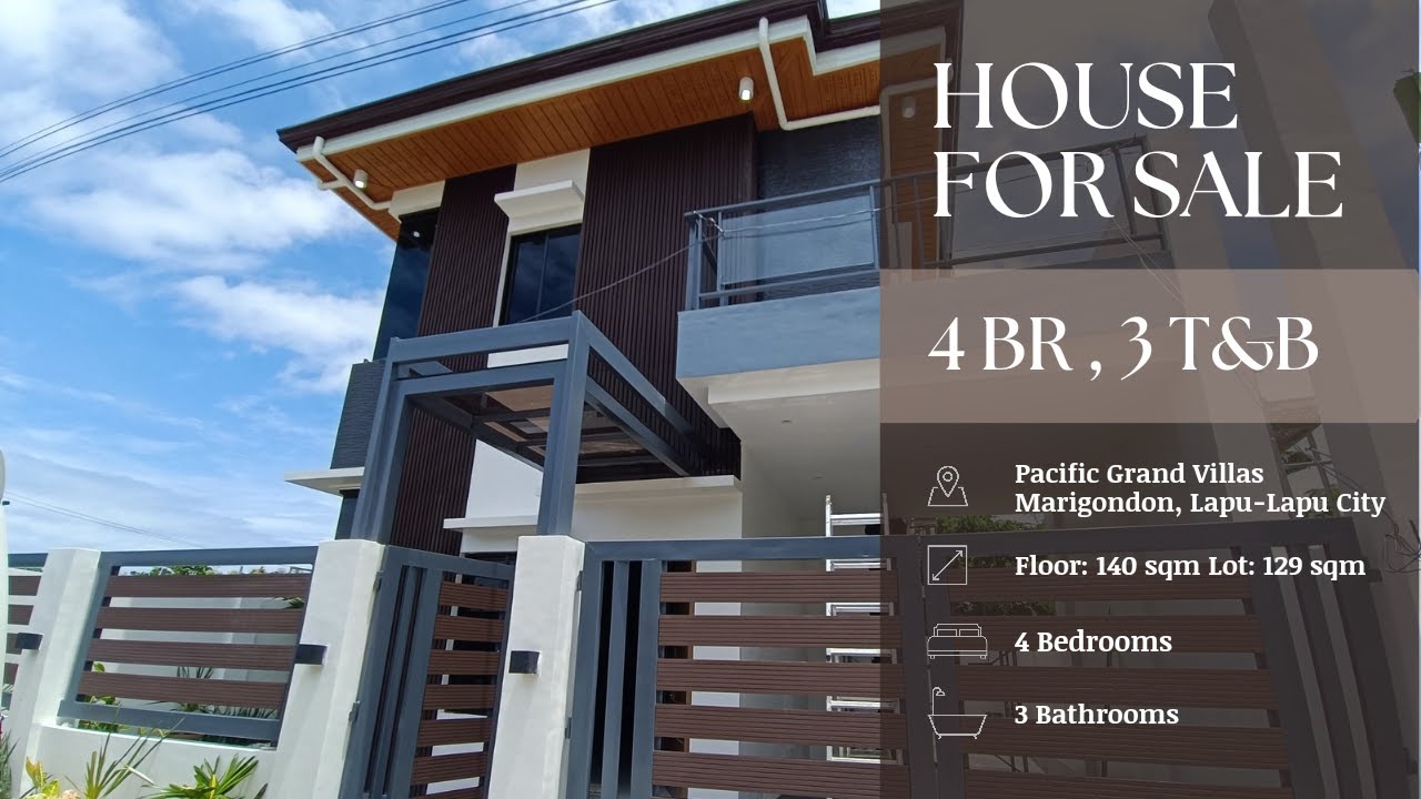 4 BR 3 TB HOUSE FOR SALE  |   Pacific Grand Villas, Lapu-Lapu City, Cebu