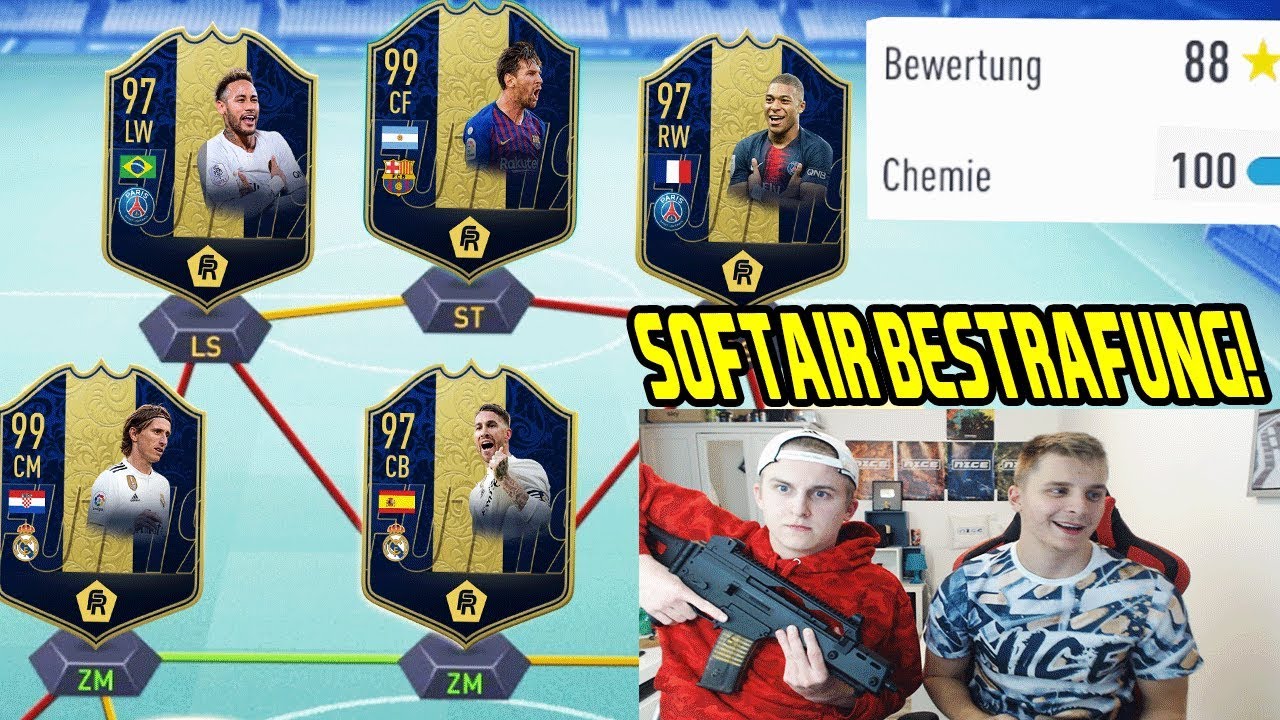 Fifa 19: BRUDER rastet aus bei der SOFTAIR BESTRAFUNG im TOTY Fut Draft Battle! - Ultimate Team
