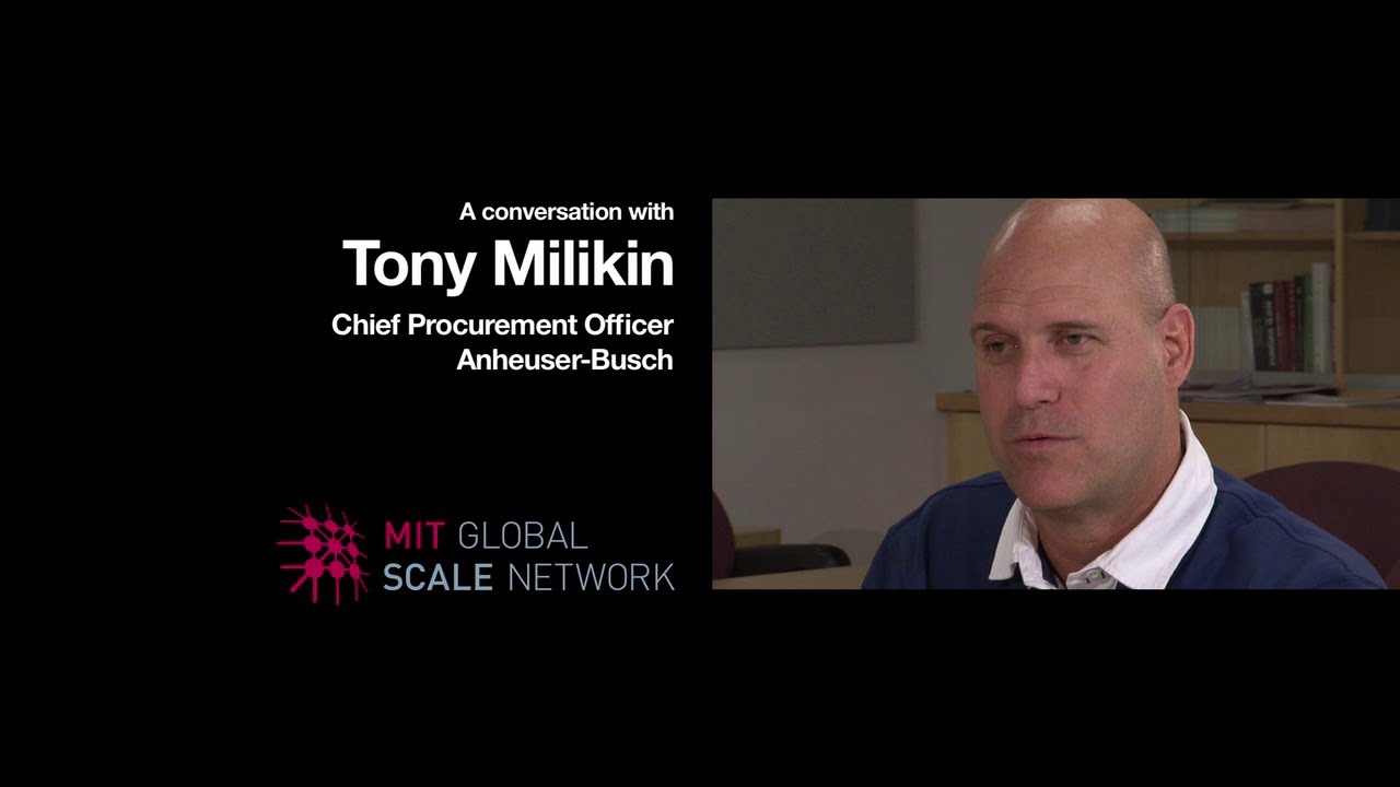 A Conversation with Tony Milikin, Chief Procurement Officer at Anheuser-Busch